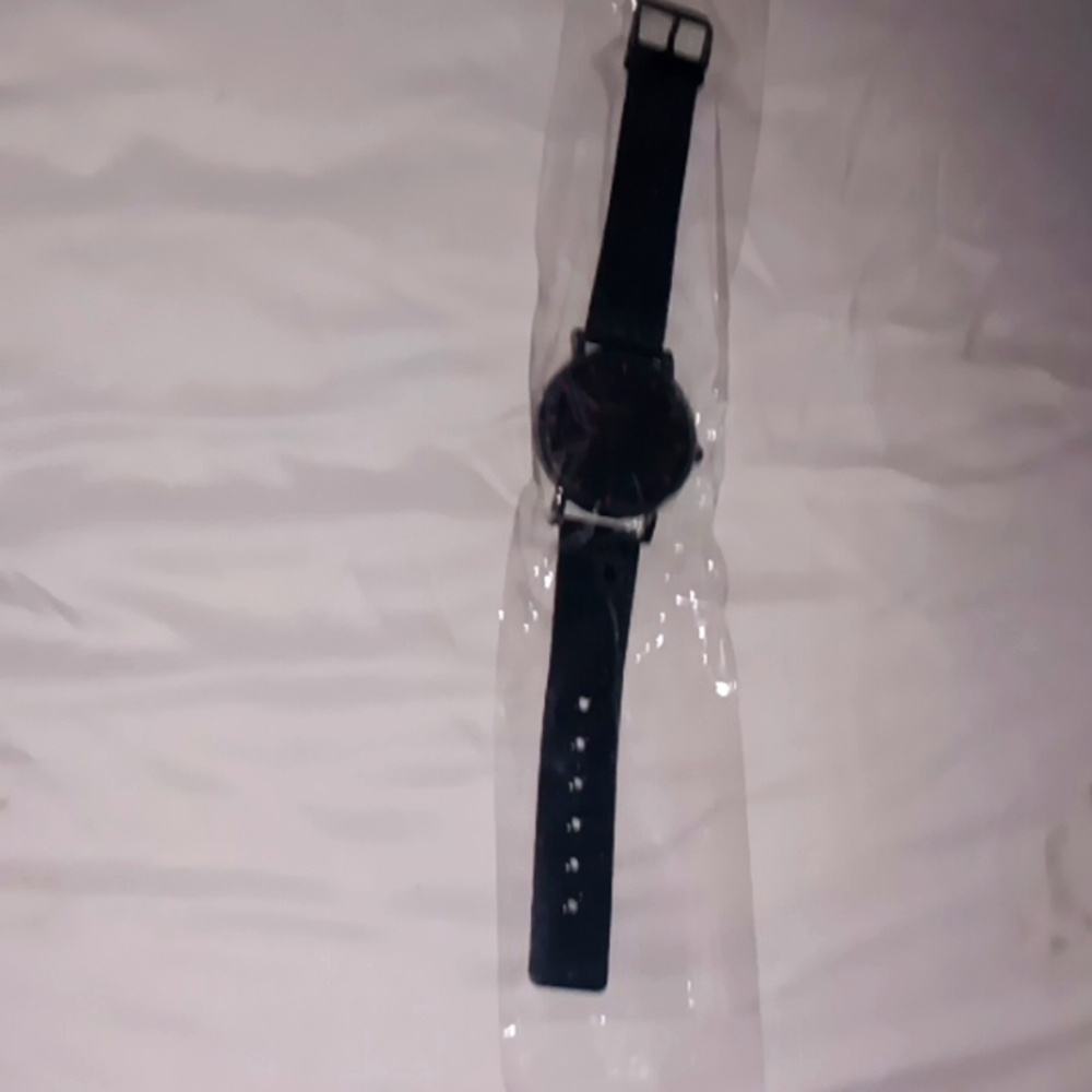 Red&Black, steel geneva watch, size small
